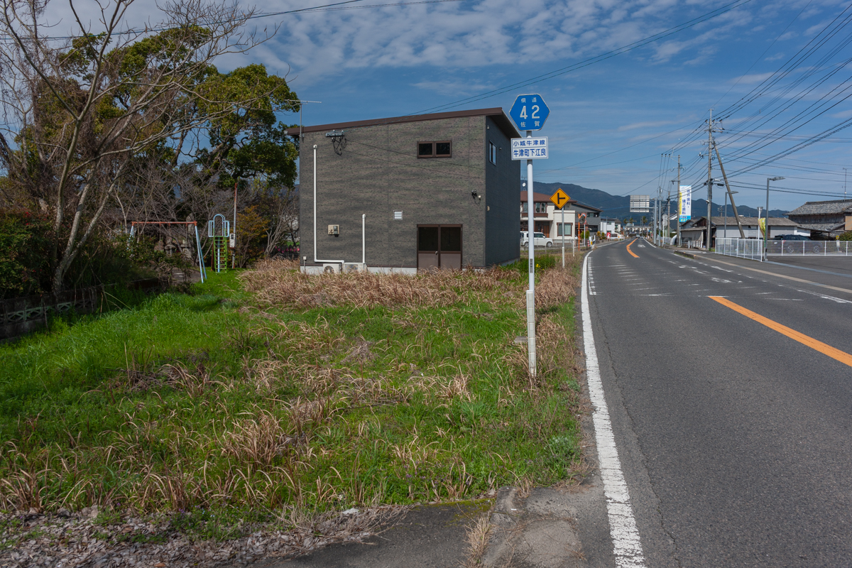 小城市牛津町乙柳土地（倉庫付き）